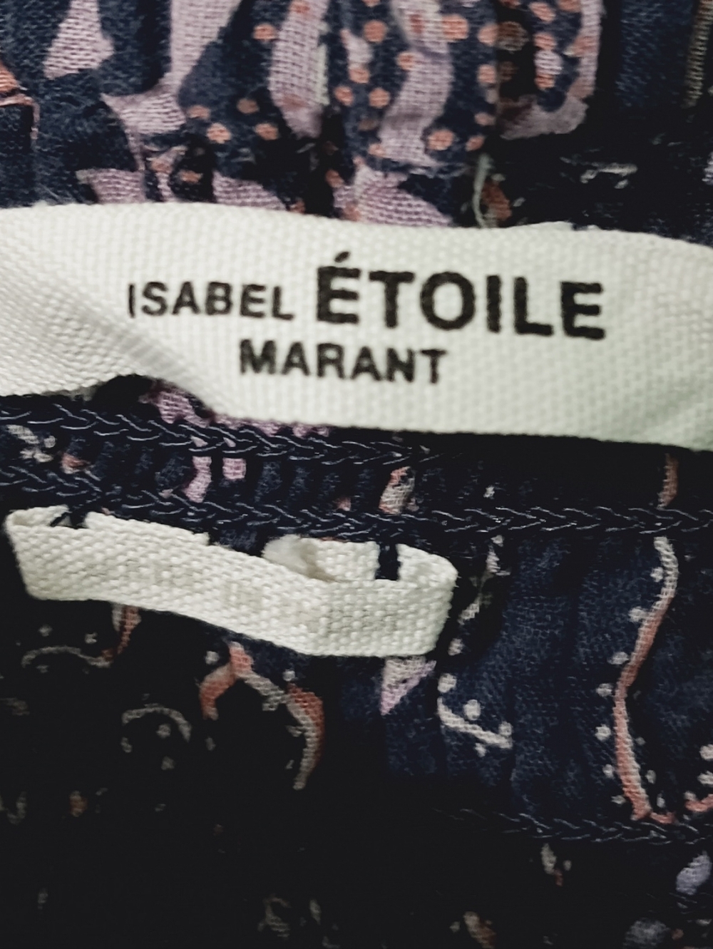 Isabel Marant Etoile Anka Dress Smocked Shirred Tiered Paisley Print Size EU 34 - Picture 8 of 12